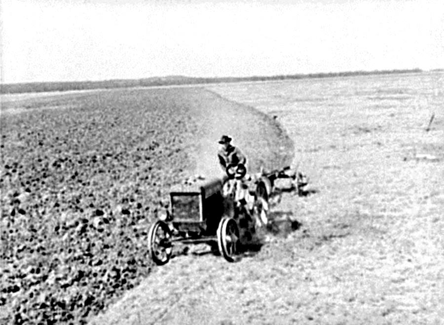 John Deere Tractor Front View