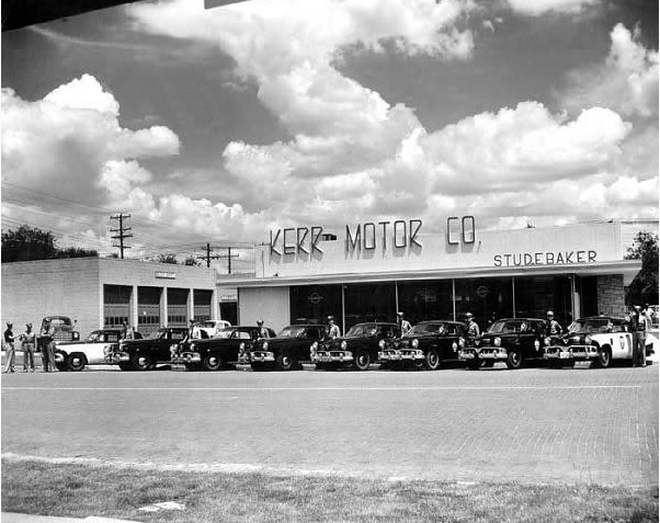 Lubbock Police Buy Studebakers from Kerr Motor Co 1952