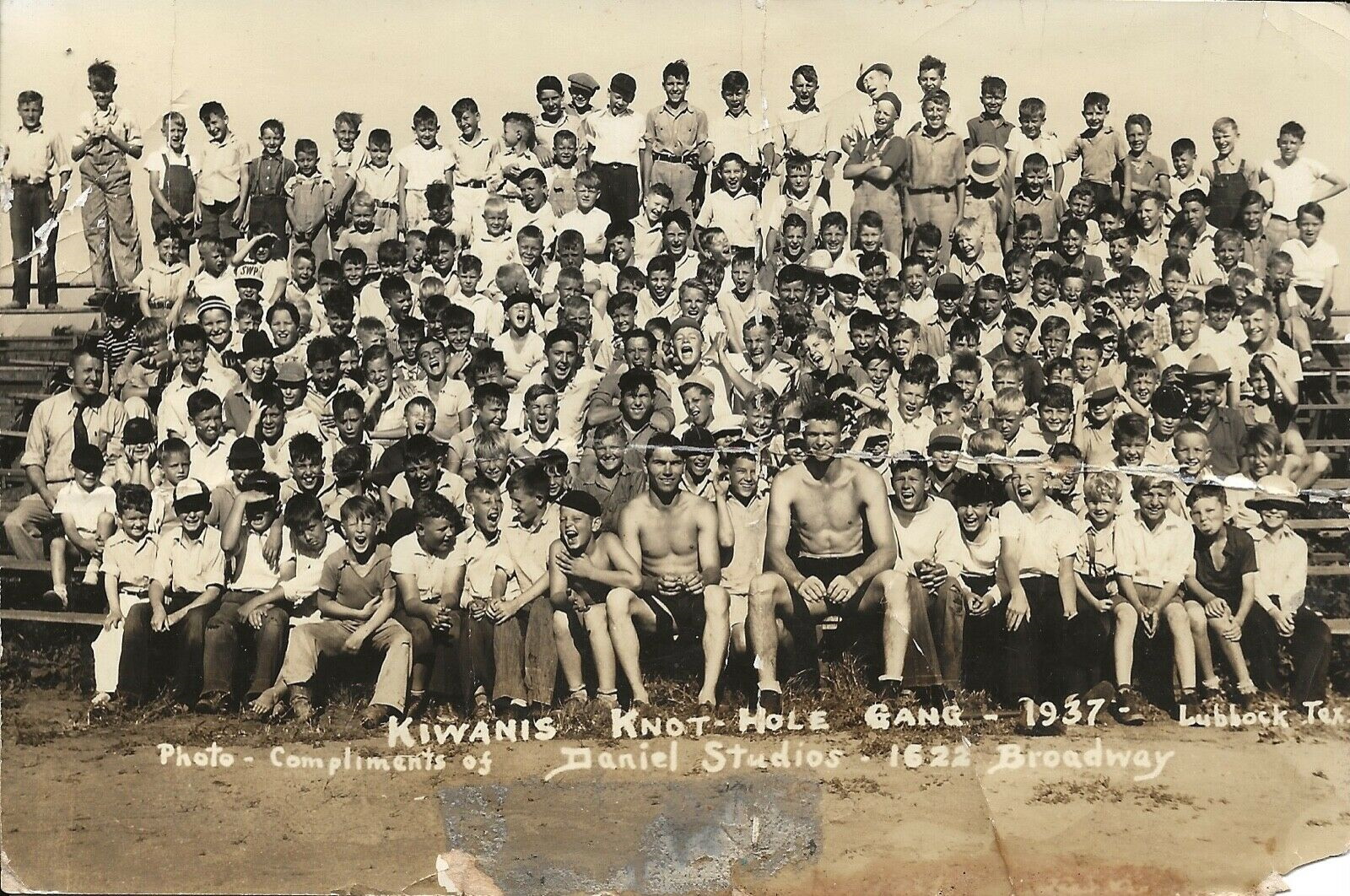 Lubbock Kiwanis Knot-Hole Gang in 1937