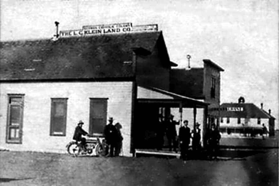 L. C. Klein Land Company in Happy in 1920s