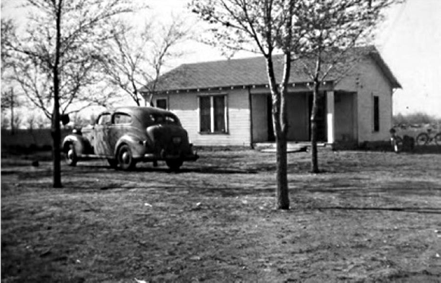 Lums Chapel Church Pastor's Home Littlefield 1948