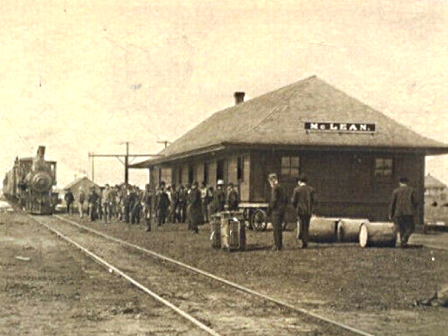 McClean Texas Railroad Station 1910s