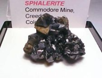 SPHALERITE from Mineral County Mine 