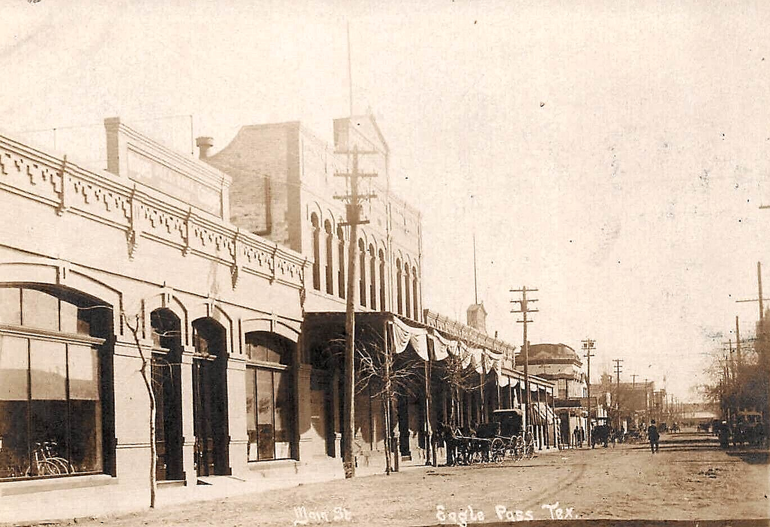 Main Street in Eagle Pass Early 1900s