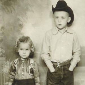 Marisue and Teen Burleson 1945