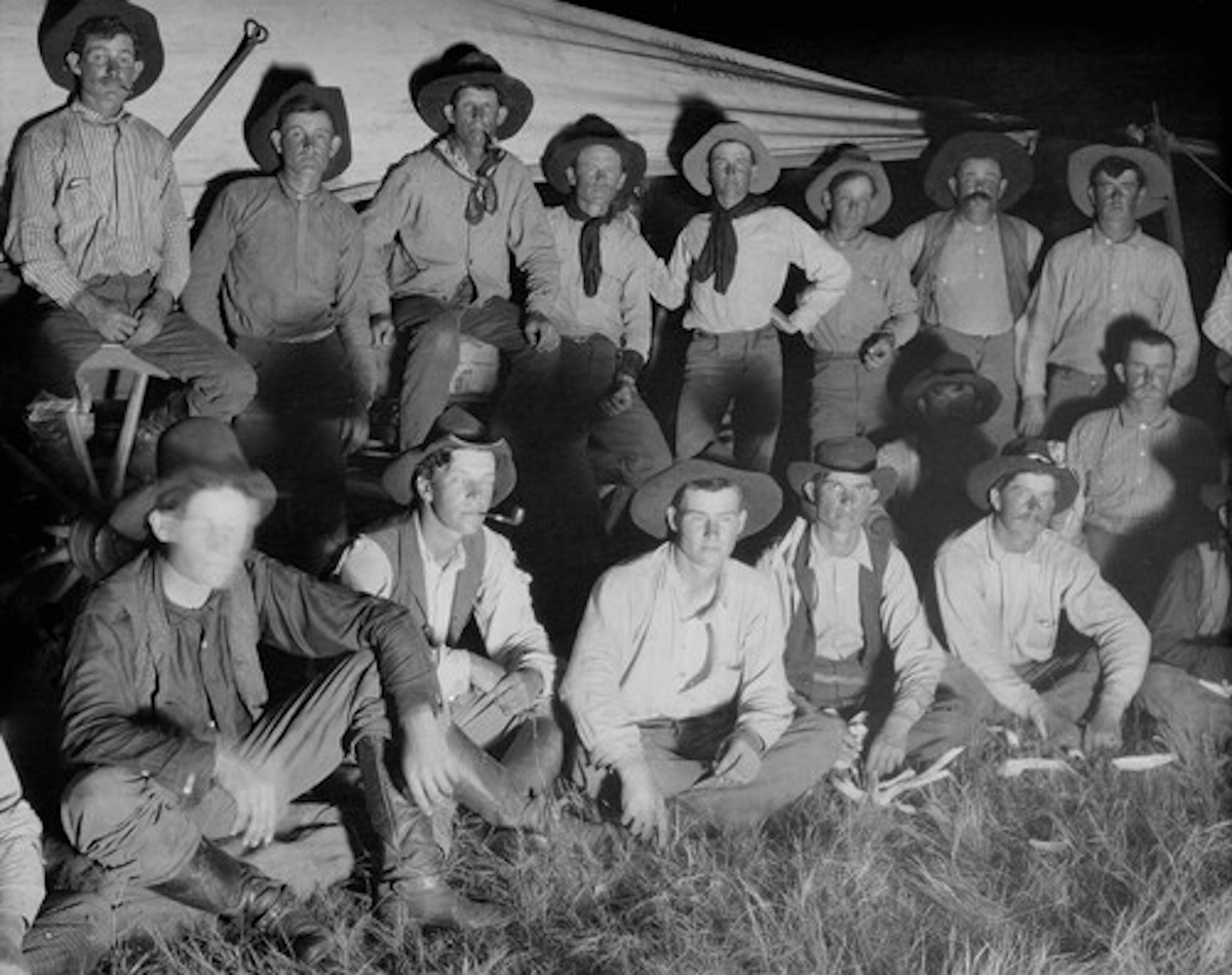 Matador Ranch Cowboys at Night