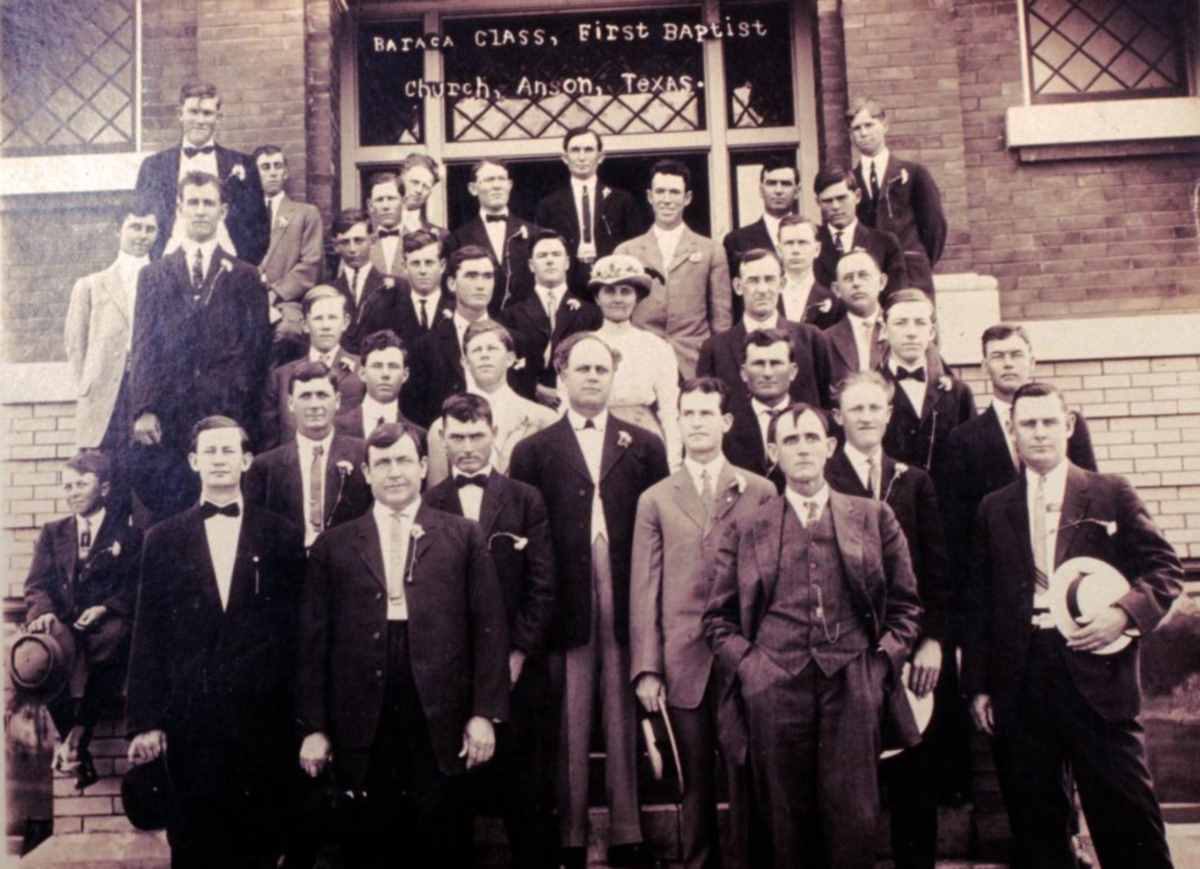 Men's Sunday School Class in Anson