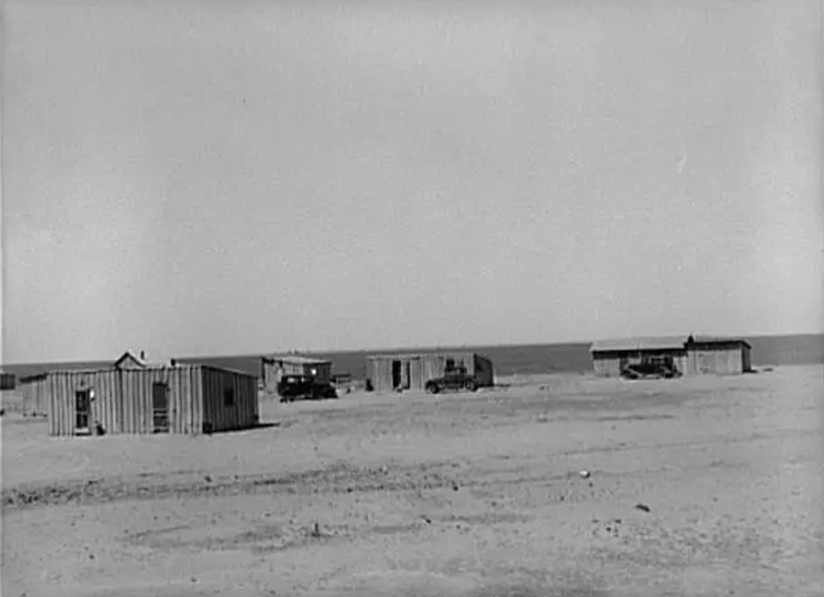 Migrant Camp in Crosby County Farm