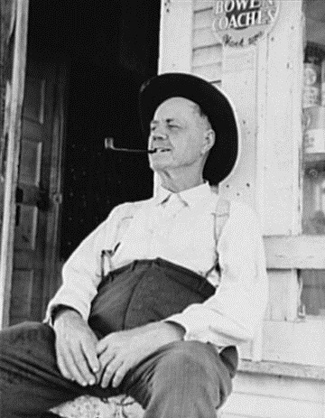 O. O. Mills, Postmaster of Carey Texas in 1938