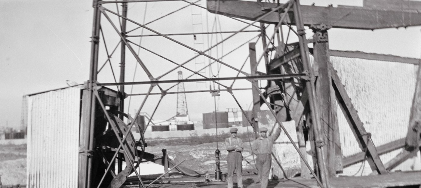 Oil Field Workers in Texon Texas in 1920s