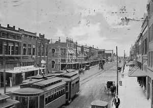 Street Car on Polk Street 1912