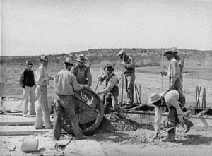 Road Workers Menard County Tx 1940