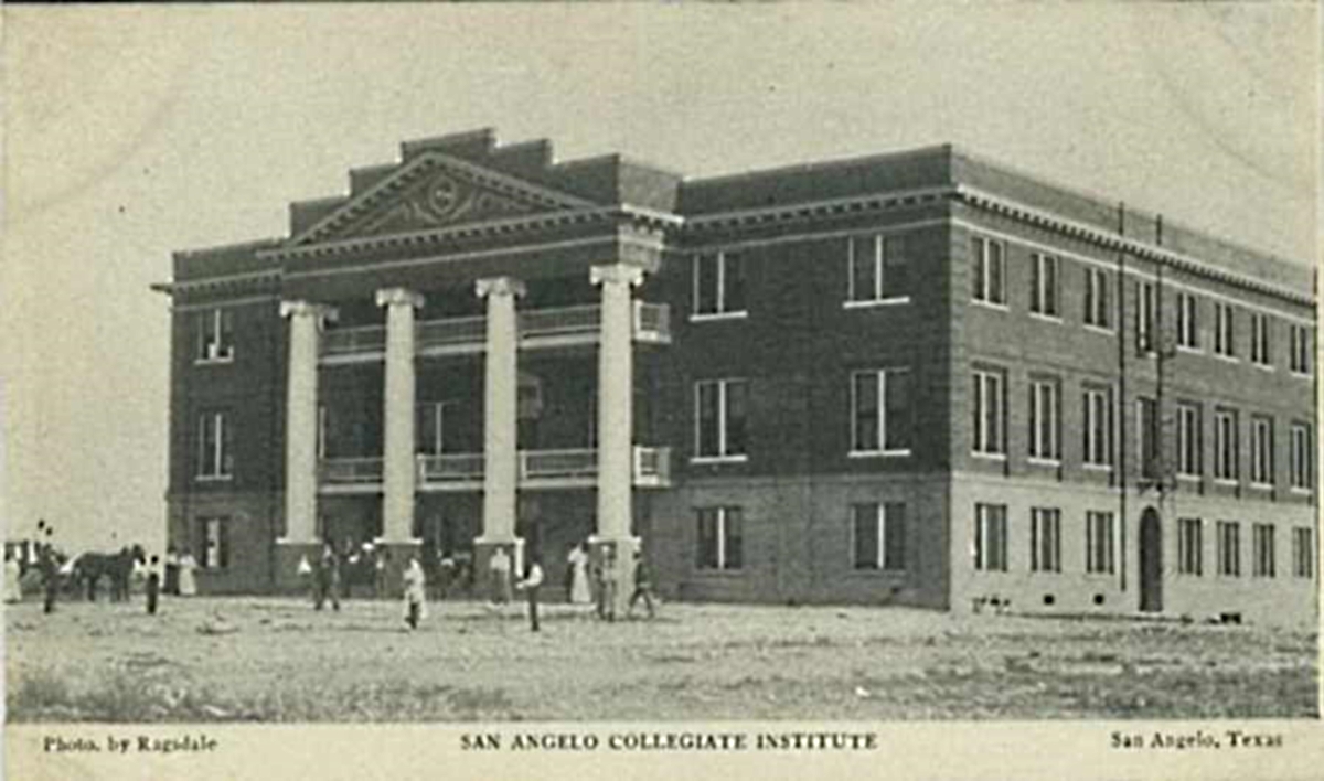 San Angelo College in 1928