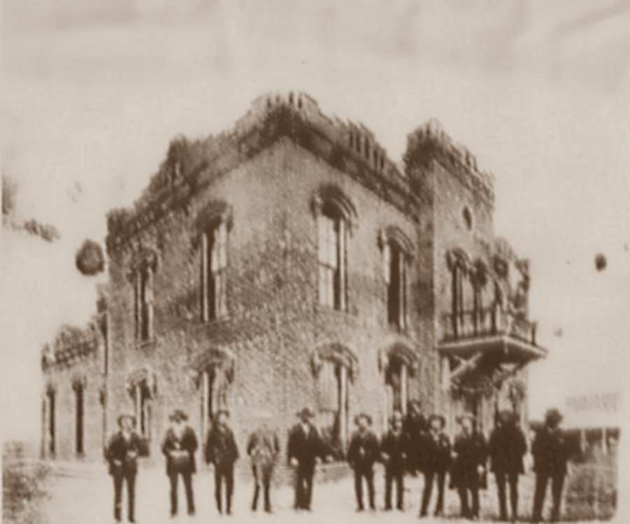 Scurry County Courthouse in 1886