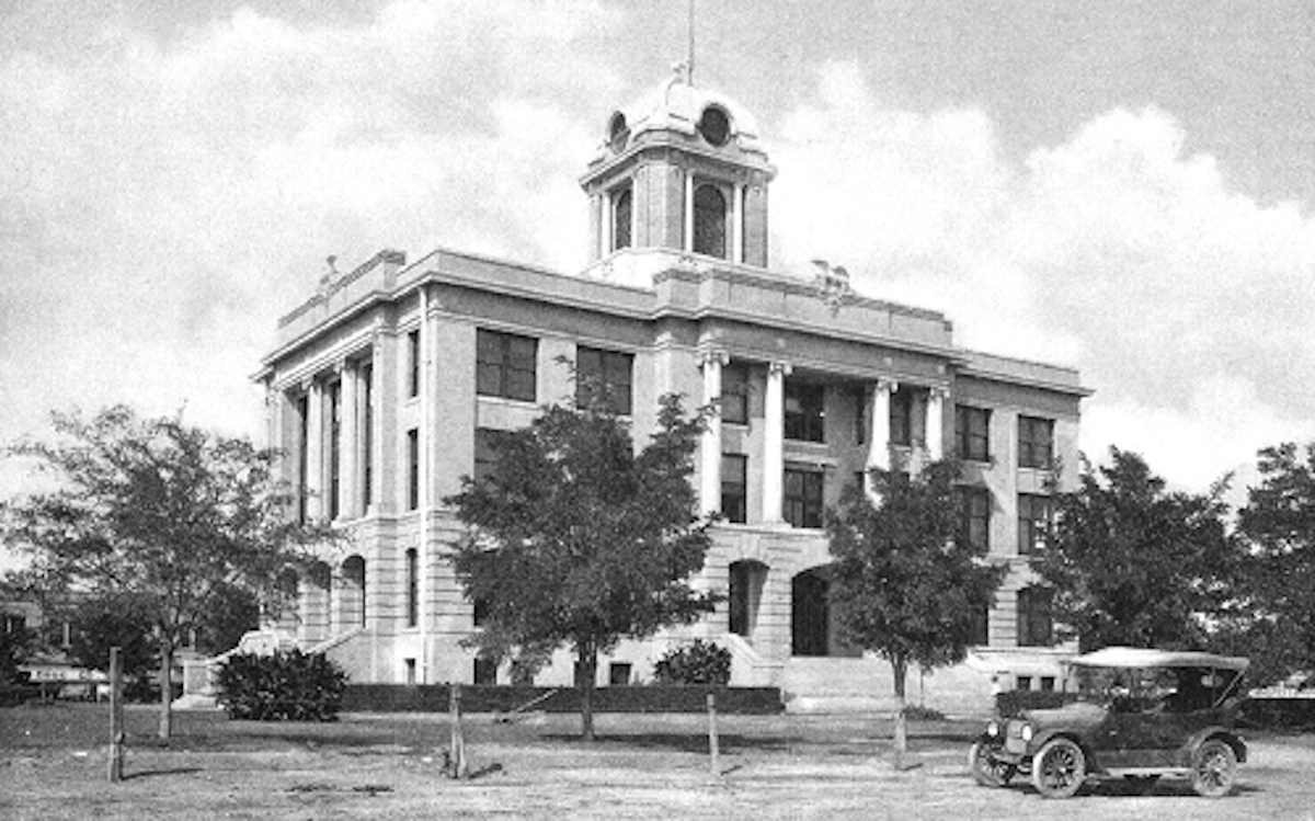 Scurry County Courthouse in 1920s&nbsp;