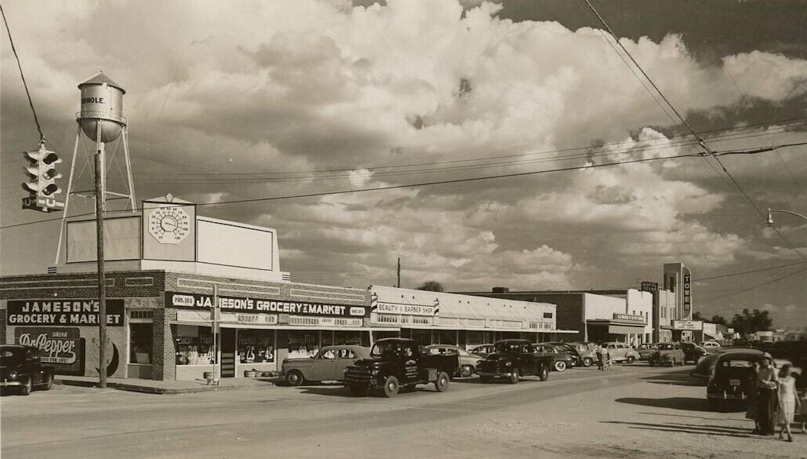 Seminole Street Scene in 1940s