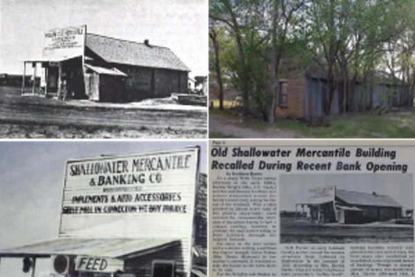 Shallowater Mercantile and Bank 1913 to 2017