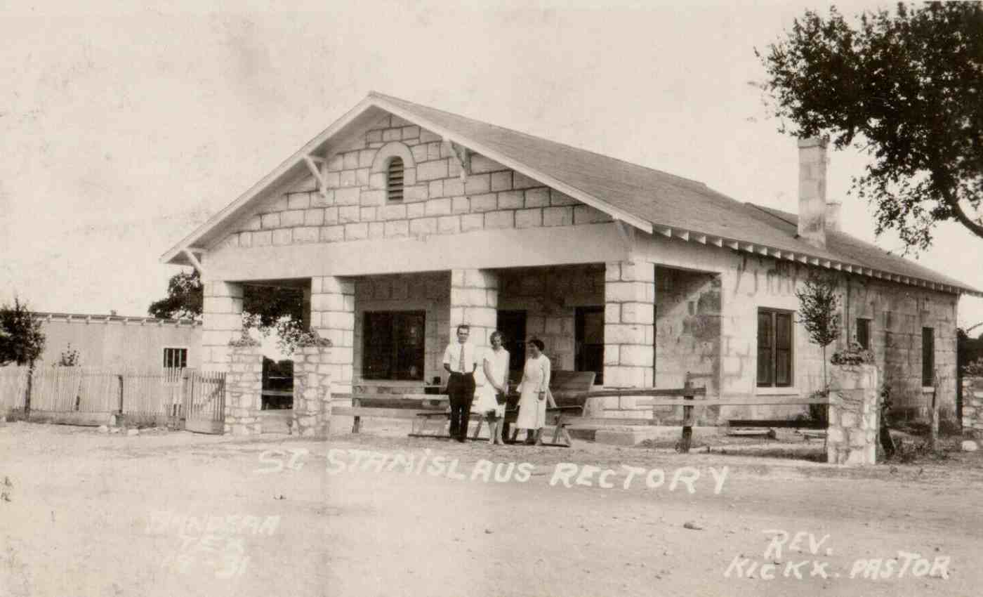 St Stanislaus Rectory in Bandera in 1931