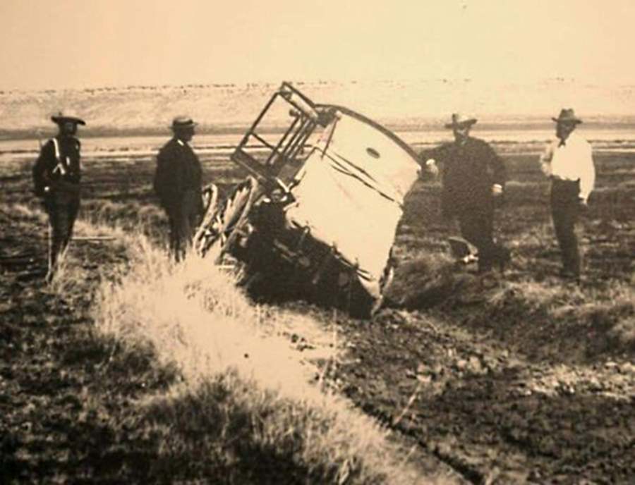 Stagecoach East of Fort Stockton