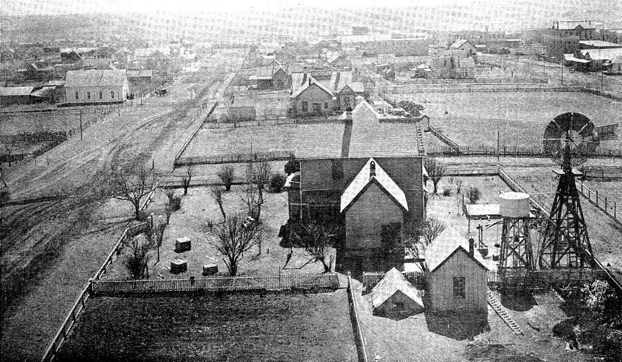 Birds-Eye View of Sweetwater in 1907