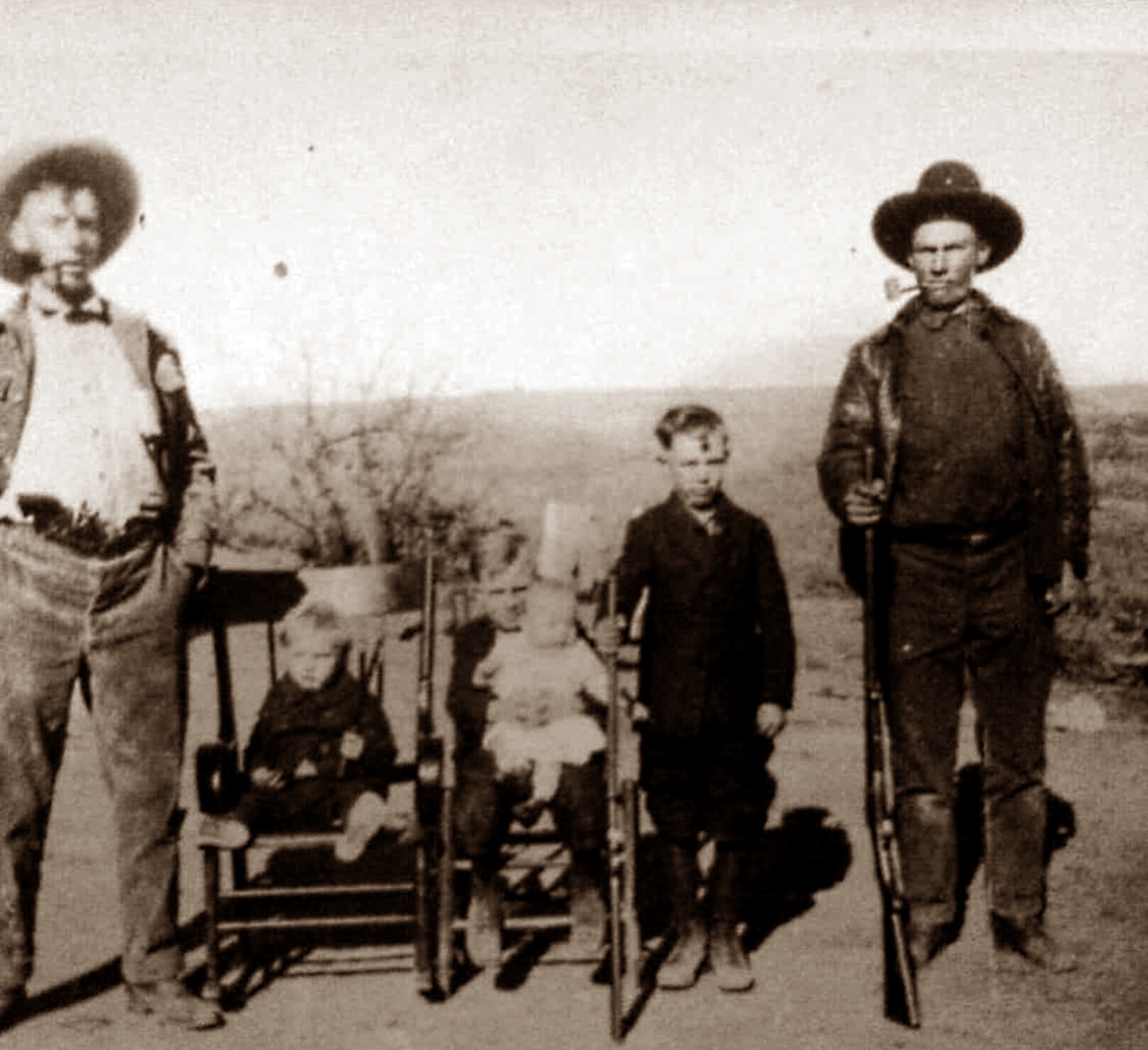 Thomas Family in Memphis Texas 1920s