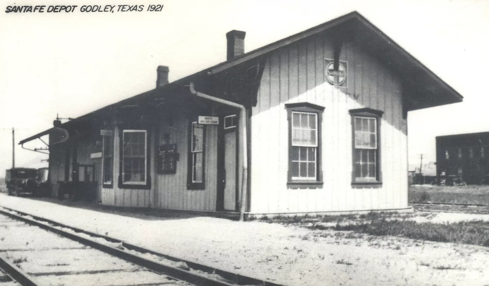 Train Station in Godley Texas in 1921
