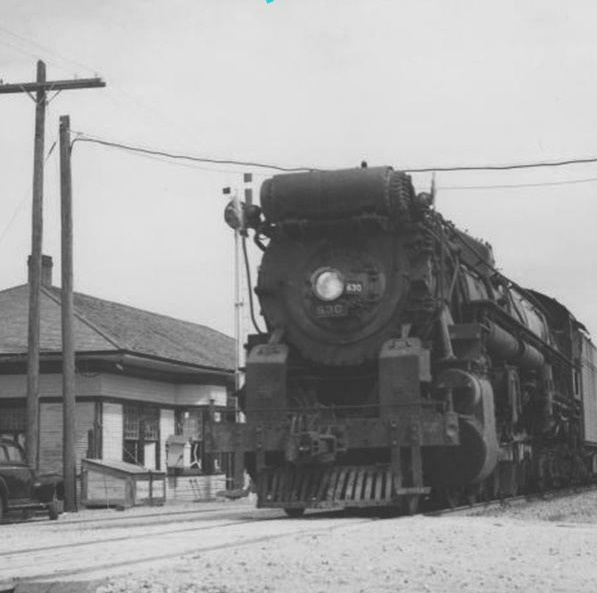 Trent Texas Railroad Station 1940