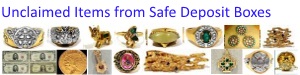 Unclaimed Items from Safe Deposit Boxes