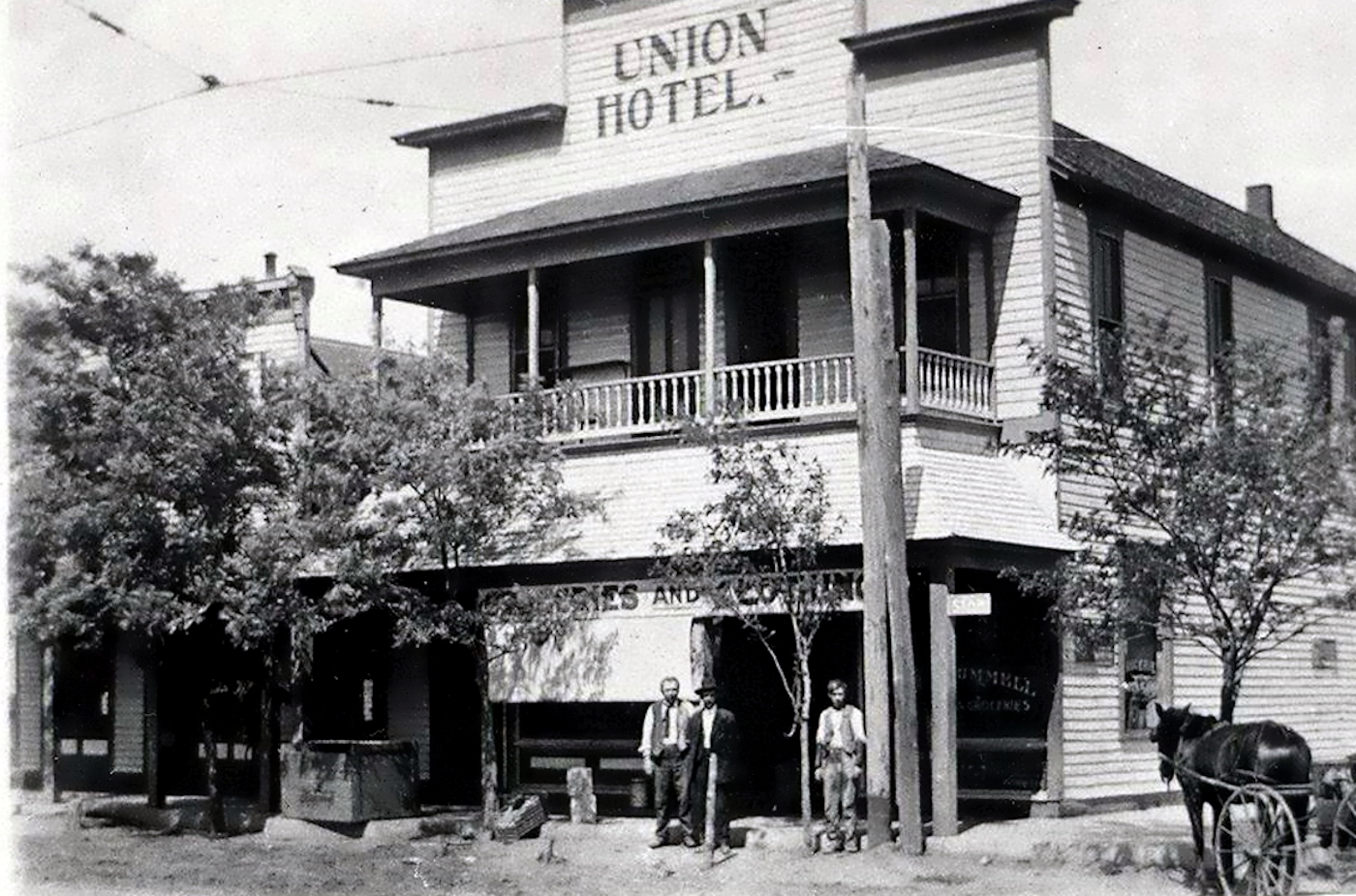 Union Hotel in Amarillo in 1910