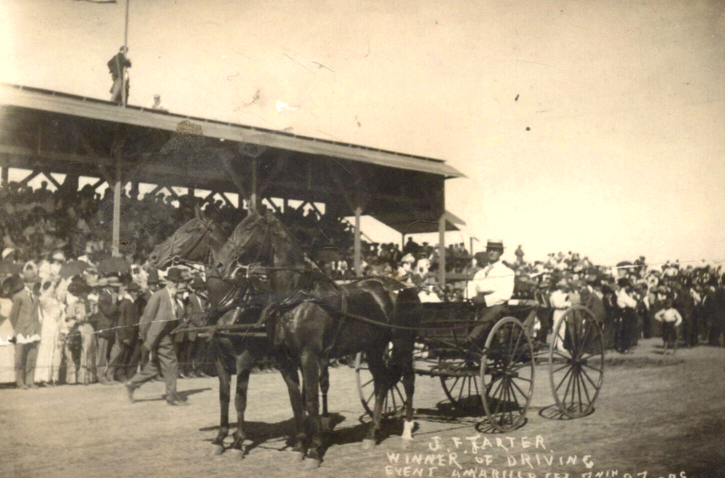 Wagon Driving Contest in Amarillo