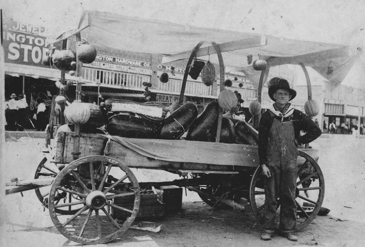 Wellington Melon Wagon in 1922