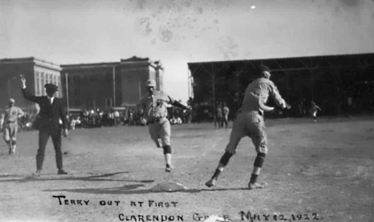 West Texas Normal vs Clarendon College Baseball in 1922