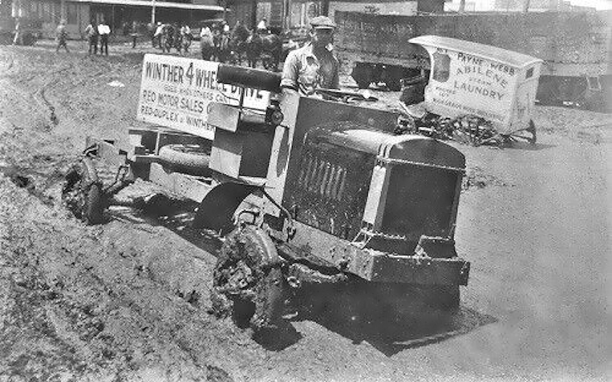 Winther 4 Wheel Drive Truck in Abilene in 1918