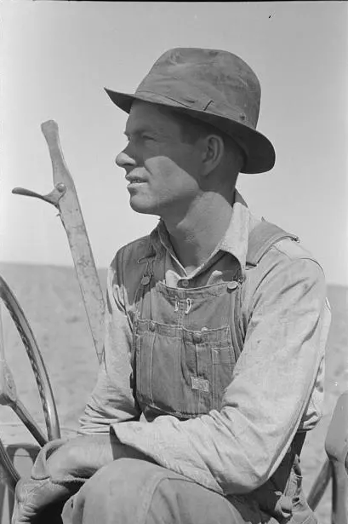 Young Farmer In Ralls Texas