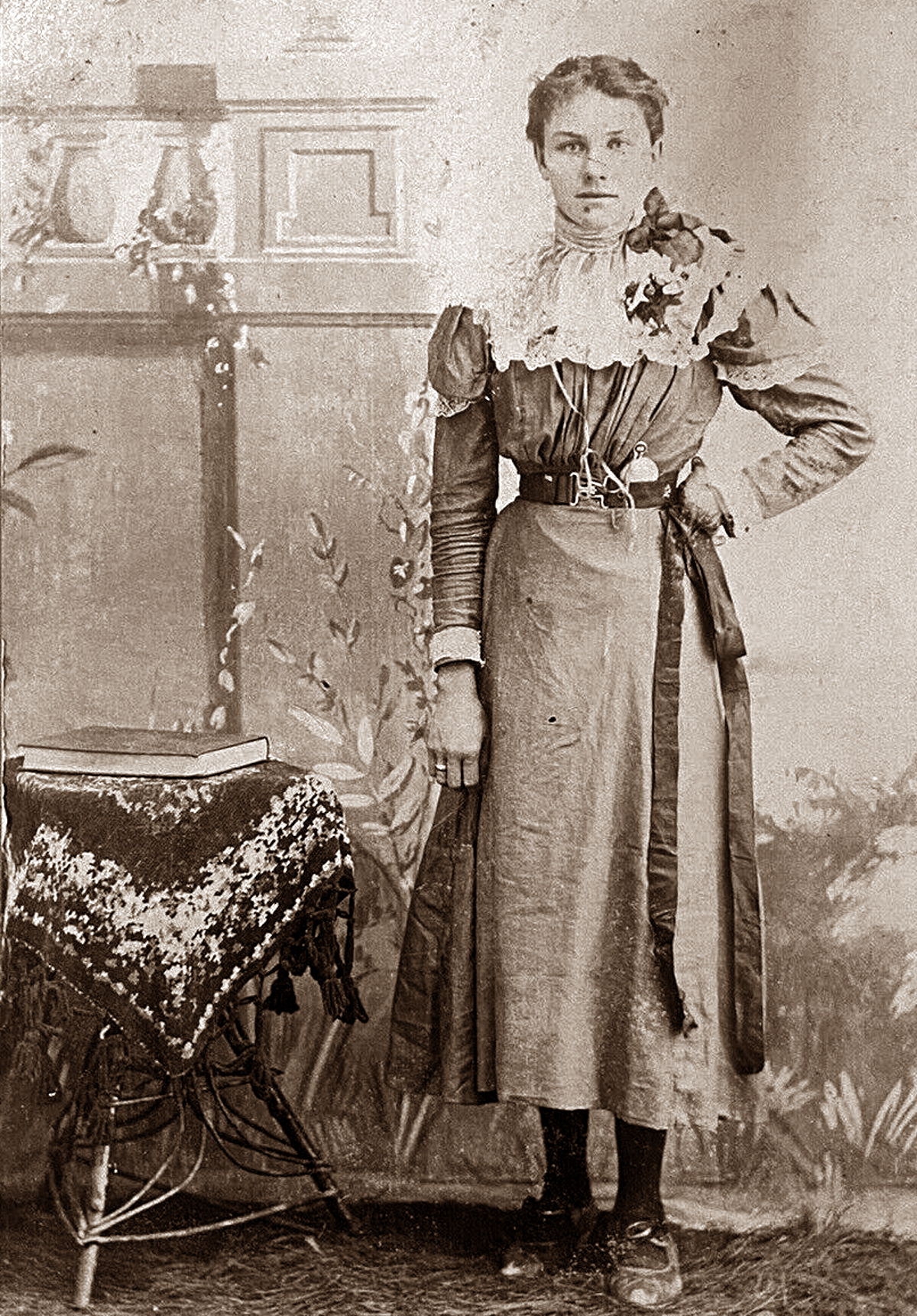 Young Woman in Oglesby Texas in 1880s