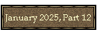 January 2025, Part 12