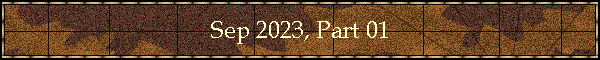 Sep 2023, Part 01
