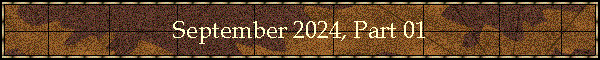September 2024, Part 01
